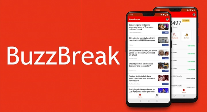 BuzzBreak Menonton Berita, Video, dan Main Game