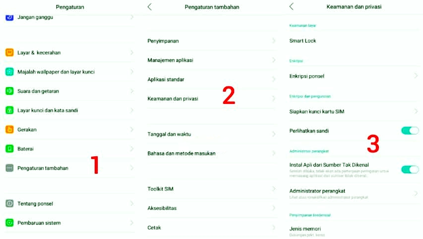 Cara-Install-game Android-Aman
