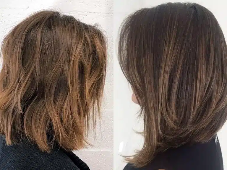 Model Rambut Long Bob Sleek