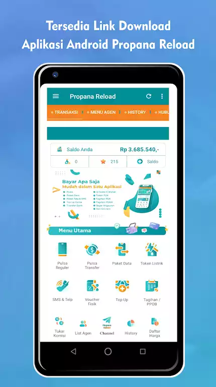 Fitur-fitur Propana Reload Apk