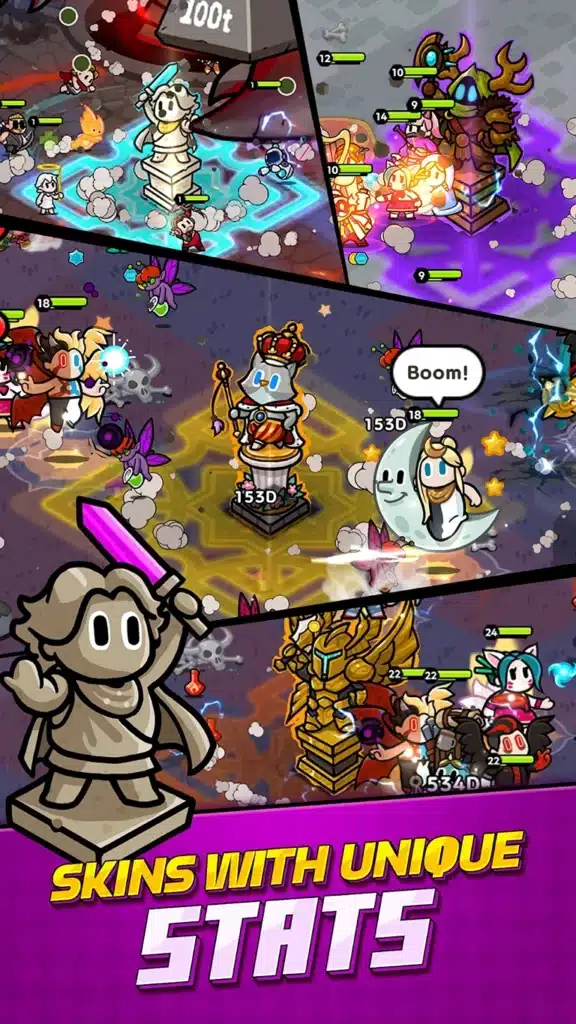Fitur Utama Hero Assemble Epic Idle RPG v1.0.1