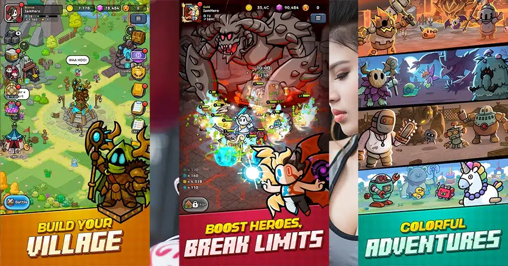 Link Download Mod APK Hero Assemble- Epic Idle RPG v1.0.1 (Mega Menu)