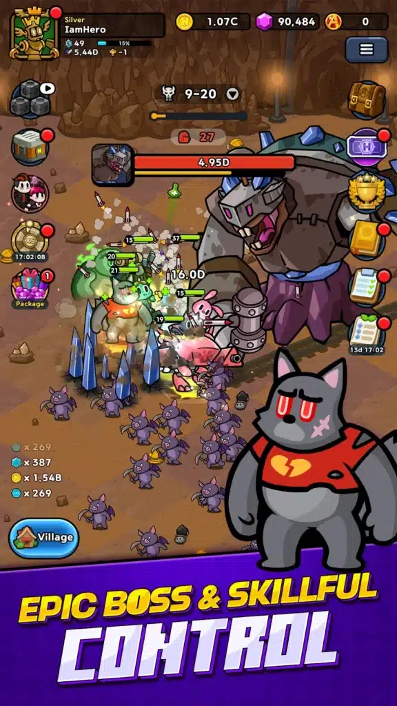 Mekanika Permainan Hero Assemble Epic Idle RPG v1.0.1