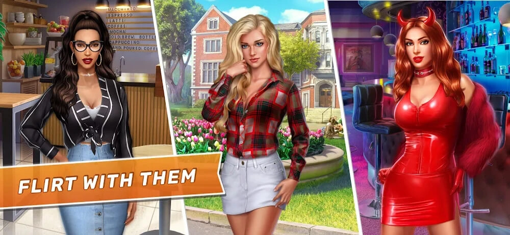 Penjelasan Game College Love Game Mod Apk All Photos