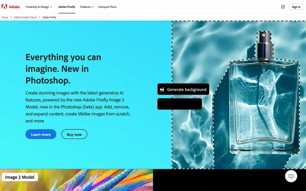 Website Pembuat Gambar AI - Adobe Firefly