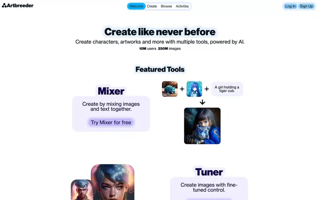 Website Pembuat Gambar AI - Artbreeder