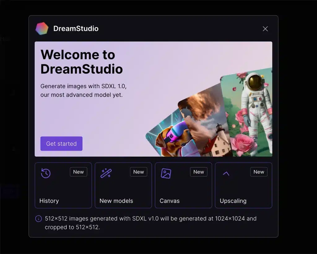 Website Pembuat Gambar AI - DreamStudio By Stability AI